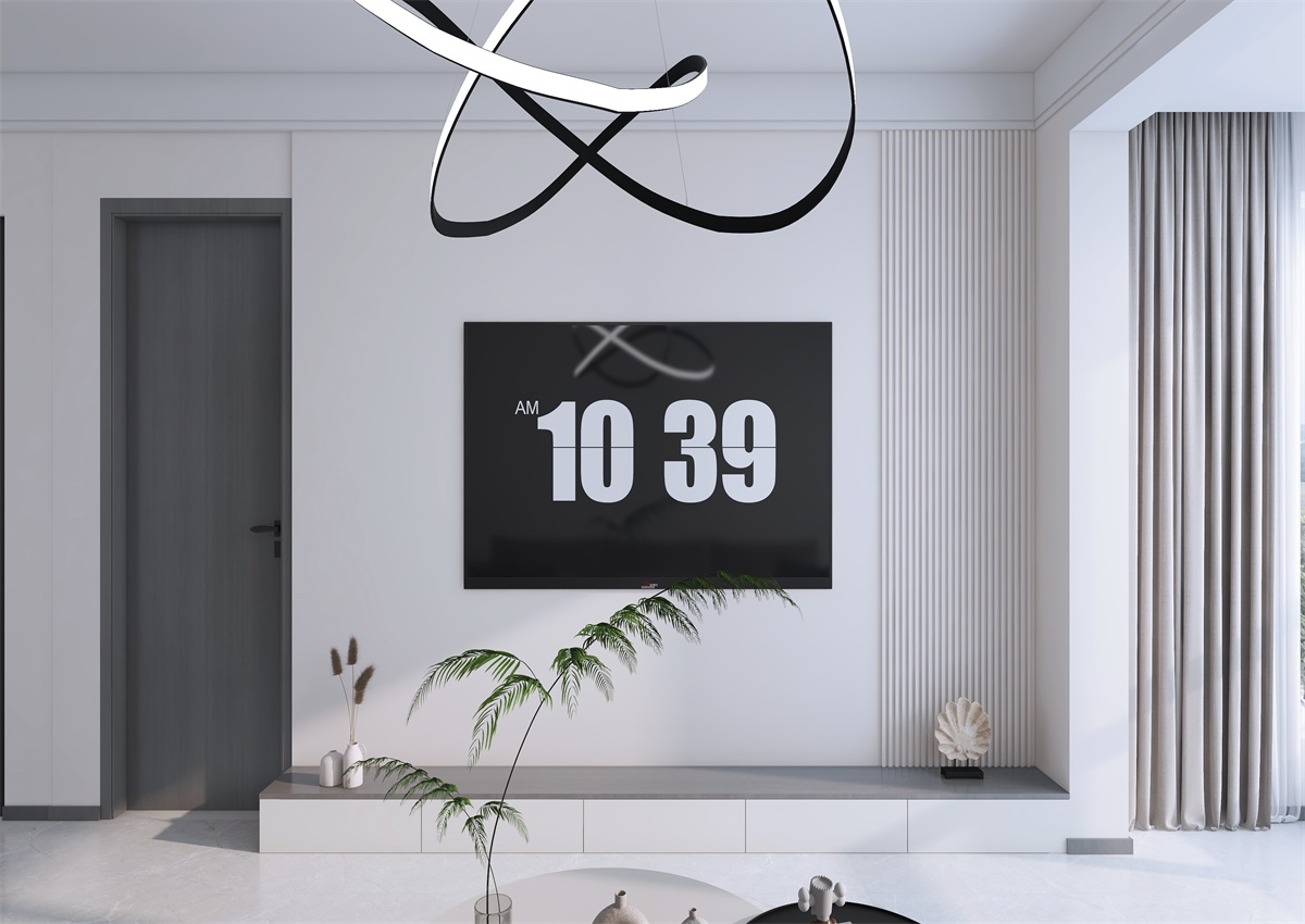攬秀苑110㎡ | 小戶型裝修模板來(lái)了！現(xiàn)代簡(jiǎn)約風(fēng)+黑白灰百看不膩