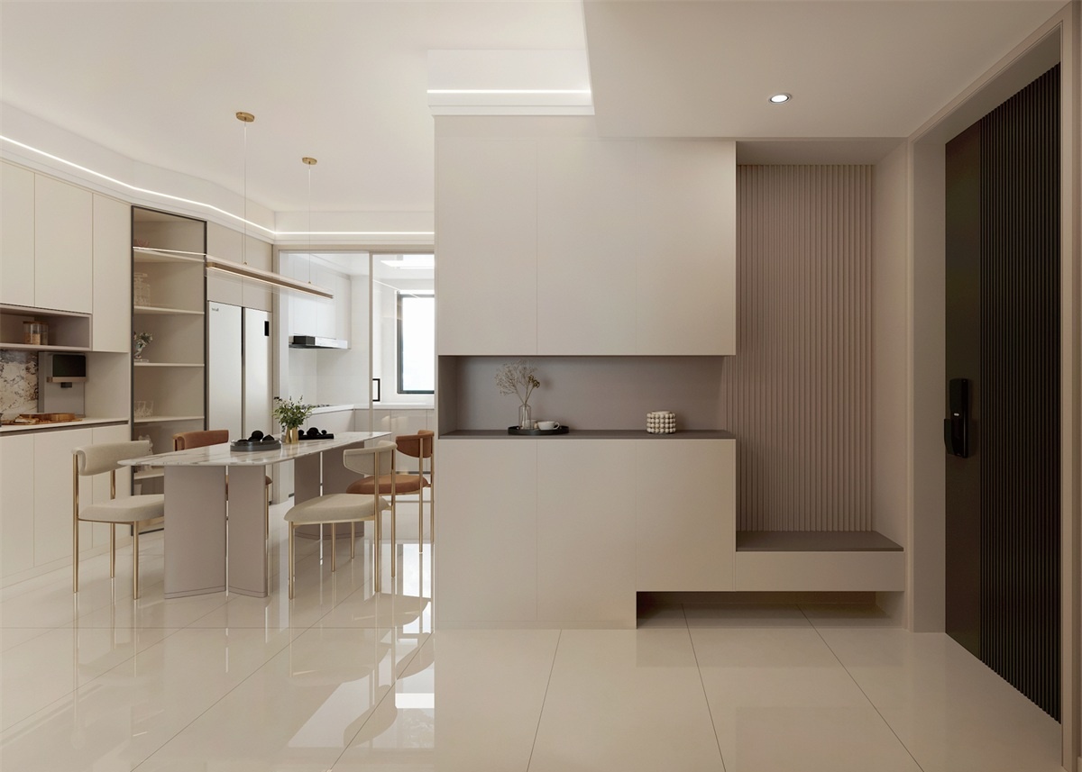 中海河山郡 | 聽勸！裝修少看點網(wǎng)紅設(shè)計，119㎡簡約風(fēng)小家溫馨又耐看！