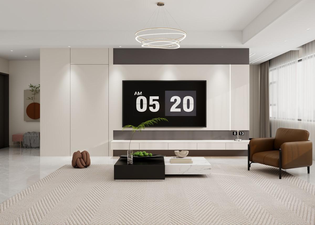 玉庭華府 | 135㎡現代簡約風，給生活做減法，舒適加倍！