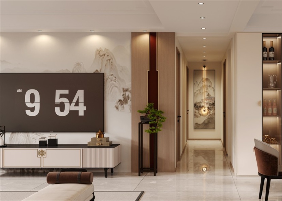 中海華樾185㎡ | 新中式到底有多絕？東方美學直接拿下一家老??！