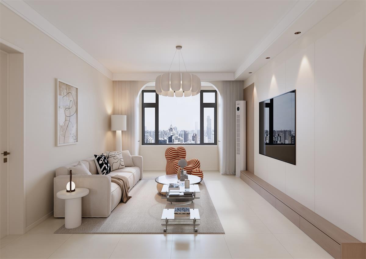 悅?！ぬ鞚櫢?53㎡ | 自帶溫柔濾鏡！奶油風(fēng)的家簡直是「松弛感」頂流！