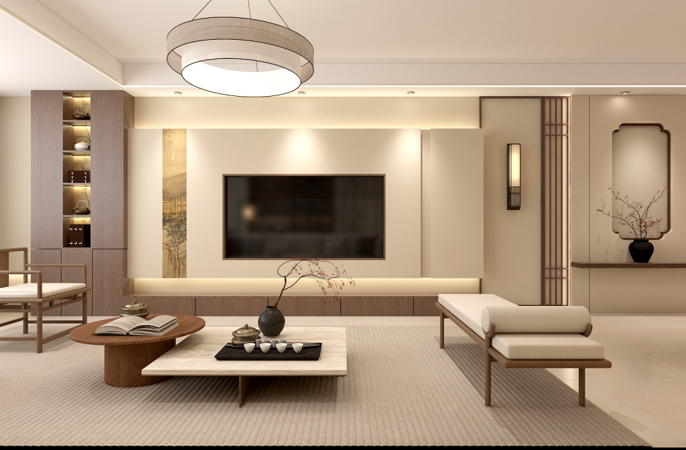 湖光印136㎡ | 宋式美學的含金量還在上升！直接拿下一家老小